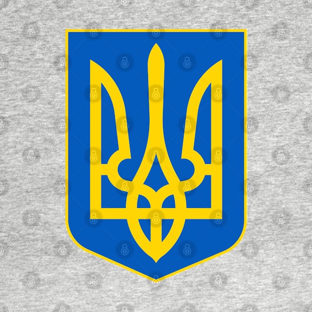 Coat of Arms of Ukraine - Tryzub by FaelynArt